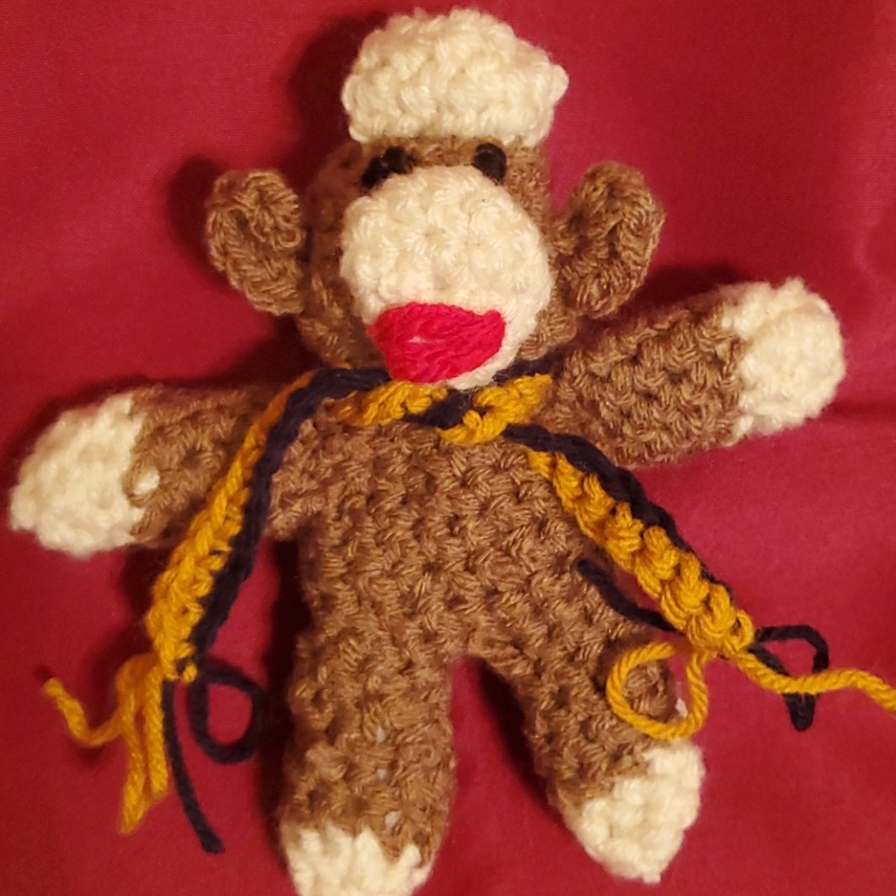 HANDMADE sock monkey. - Picture 5 of 5